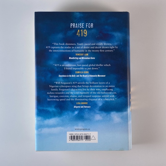 2/$30 -  419 by Will Ferguson - Picture 2 of 16